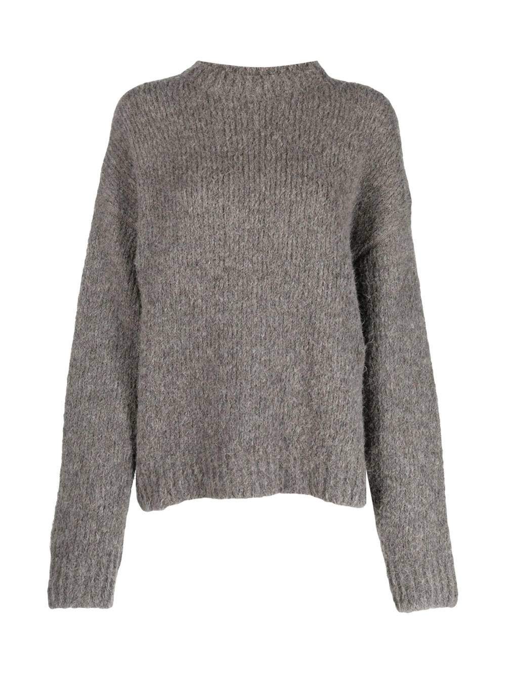 Our Legacy Textured Grey Crewneck Sweater